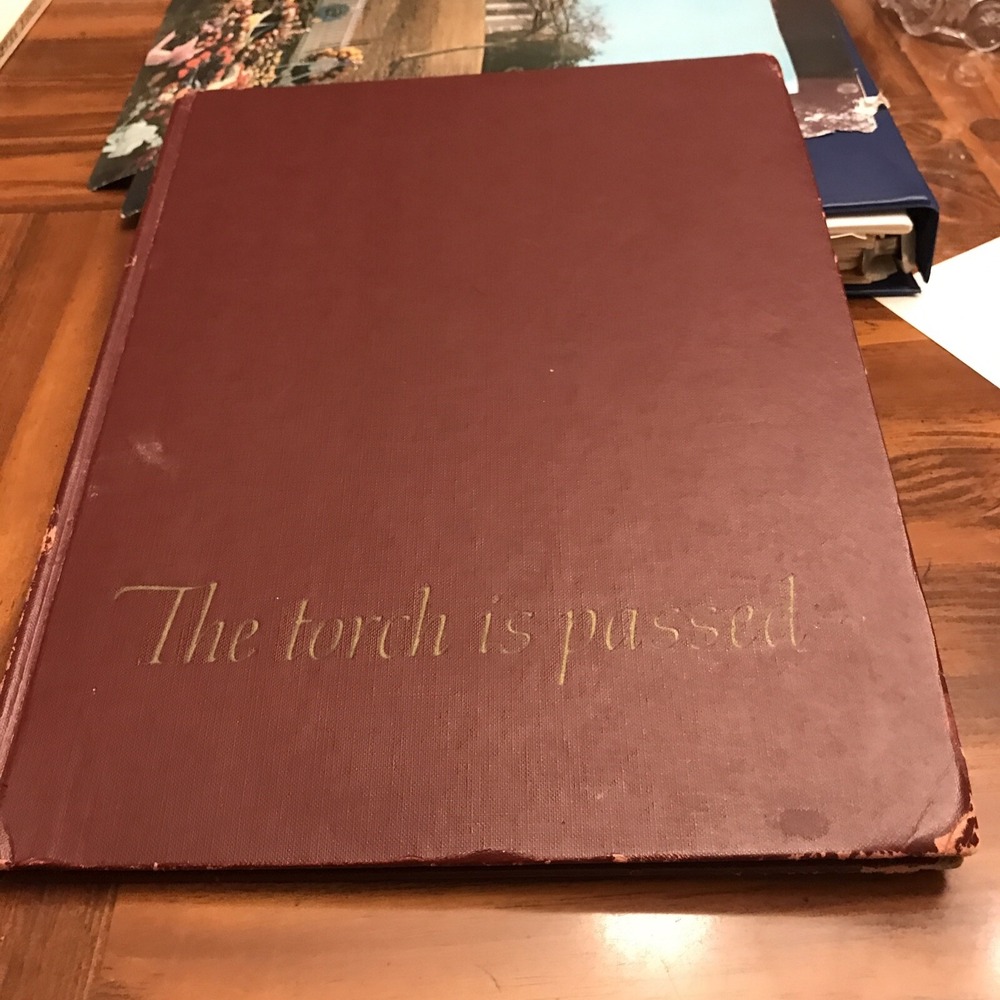 The Torch Has Passed Associated Press leather book John Kennedy News Clip